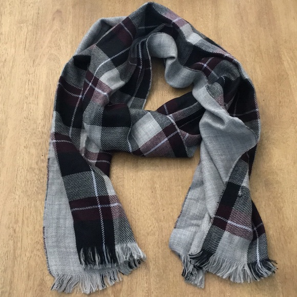 Banana Republic Other - Men’s Banana Republic Wool Plaid Winter Scarf